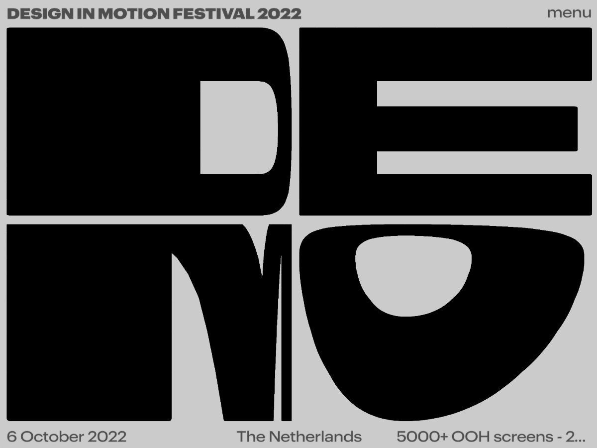 Curating the DESIGN IN MOTION Festival 2022 • tim rodenbröker creative  coding